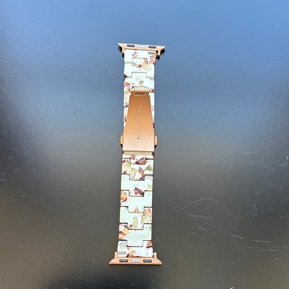 Apple Mosaic Resin Watch Band with Rose Gold Hardware - Picture 2 of 2